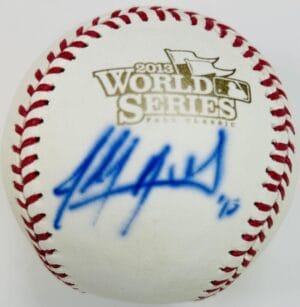 JOHN MOZELIAK SIGNED 2013 WORLD SERIES BASEBALL ST LOUIS CARDINALS AUTOGRAPH J3