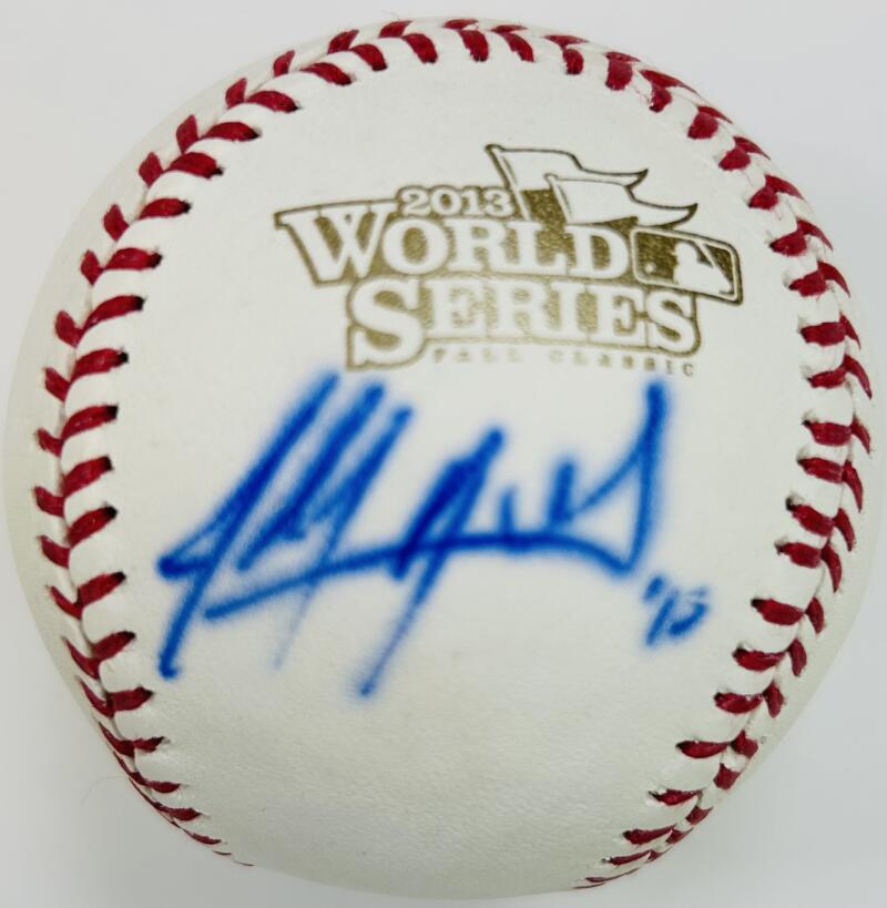 JOHN MOZELIAK SIGNED 2013 WORLD SERIES BASEBALL ST LOUIS CARDINALS AUTOGRAPH J3
