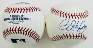 EDWARD MUJICA SIGNED OMLB BASEBALL STL CARDINALS BOSTON RED SOX AUTOGRAPH COA J4