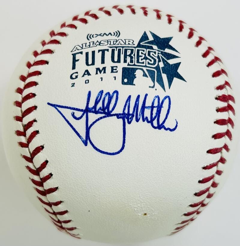 SHELBY MILLER SIGNED 2011 FUTURES GAME BASEBALL LOS ANGELES DODGERS AUTOGRAPH K2