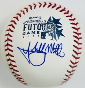 SHELBY MILLER SIGNED 2011 FUTURES GAME BASEBALL LOS ANGELES DODGERS AUTOGRAPH J17