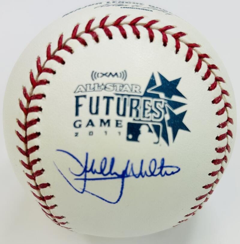 SHELBY MILLER SIGNED 2011 FUTURES GAME BASEBALL LOS ANGELES DODGERS AUTOGRAPH J42