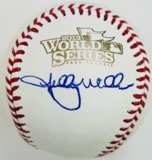 SHELBY MILLER SIGNED 2013 WORLD SERIES BASEBALL ST LOUIS CARDINALS AUTOGRAPH K69