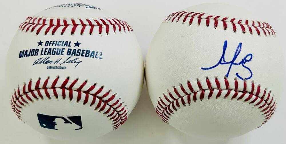 ALEX REYES SIGNED OMLB BASEBALL ST LOUIS CARDINALS 1ST ROUND AUTOGRAPH COA J4