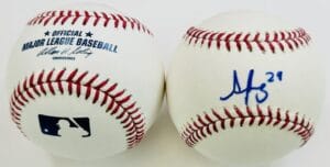 ALEX REYES SIGNED OMLB BASEBALL ST LOUIS CARDINALS 1ST ROUND AUTOGRAPH COA J5