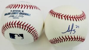 ALEX REYES SIGNED OMLB BASEBALL ST LOUIS CARDINALS 1ST ROUND AUTOGRAPH COA J8