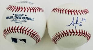 ALEX REYES SIGNED OMLB BASEBALL ST LOUIS CARDINALS 1ST ROUND AUTOGRAPH COA K7