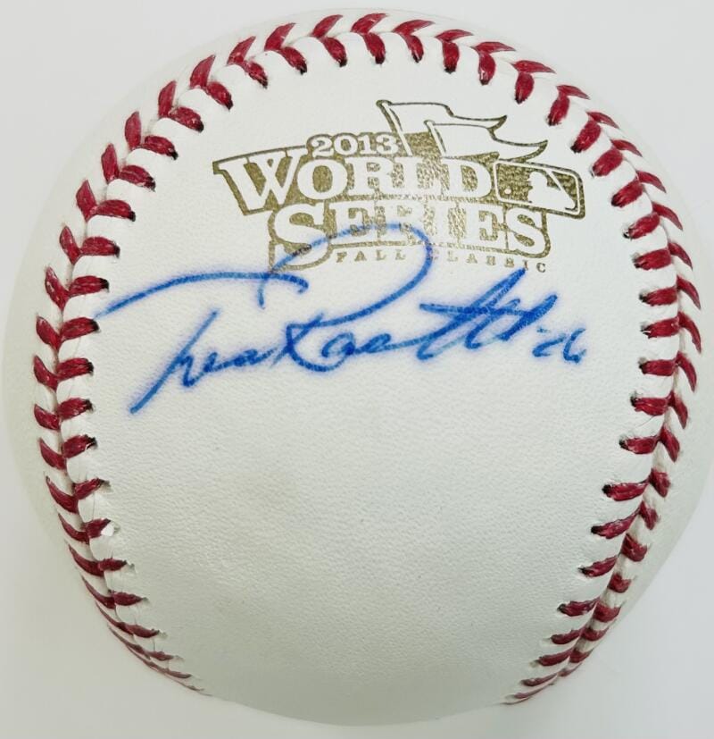 TREVOR ROSENTHAL SIGNED 2013 WORLD SERIES BASEBALL CARDINALS AUTOGRAPH COA J10
