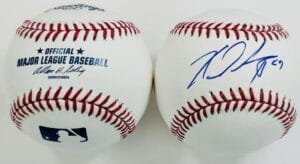 XAVIER SCRUGGS SIGNED OMLB BASEBALL ST LOUIS CARDINALS MARLINS AUTOGRAPH COA K1