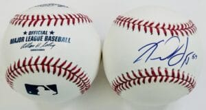 XAVIER SCRUGGS SIGNED OMLB BASEBALL ST LOUIS CARDINALS MARLINS AUTOGRAPH COA J5