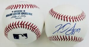 XAVIER SCRUGGS SIGNED OMLB BASEBALL ST LOUIS CARDINALS MARLINS AUTOGRAPH COA J7