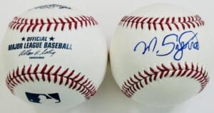 MAGNEURIS SIERRA SIGNED OMLB BASEBALL ST LOUIS CARDINALS MARLINS AUTOGRAPH J4