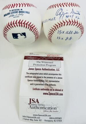 OZZIE SMITH SIGNED OMLB 5 INSCR BASEBALL ST LOUIS CARDINALS AUTOGRAPH JSA J92