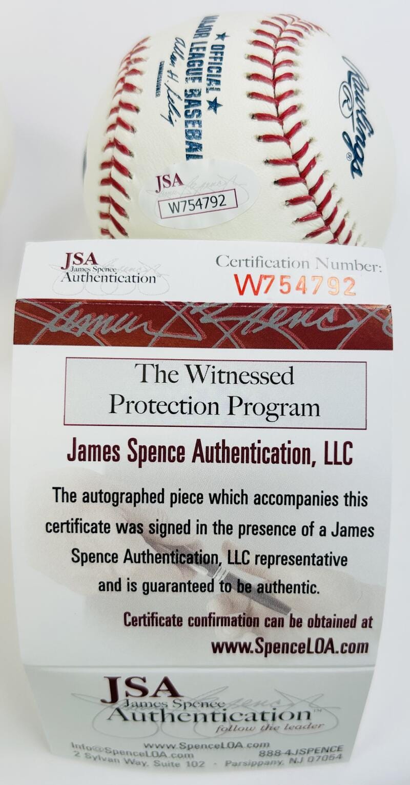 Ozzie Smith Signed Omlb 5 Inscr Baseball St Louis Cardinals Autograph Jsa J92 - Image 6
