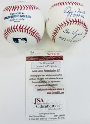 OZZIE SMITH SIGNED OMLB 5 INSCR BASEBALL ST LOUIS CARDINALS AUTOGRAPH JSA J98