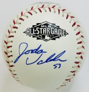 JORDAN WALDEN SIGNED 2011 ALL STAR GAME BASEBALL ANGELS CARDINALS AUTOGRAPH J13