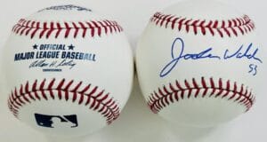 JORDAN WALDEN SIGNED OMLB BASEBALL ST LOUIS CARDINALS ANGELS BRAVES AUTOGRAPH J7