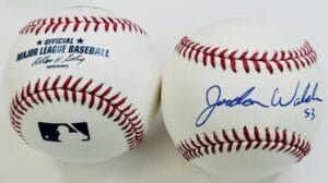 JORDAN WALDEN SIGNED OMLB BASEBALL ST LOUIS CARDINALS ANGELS BRAVES AUTOGRAPH K2