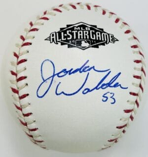 JORDAN WALDEN SIGNED 2011 ALL STAR GAME BASEBALL ANGELS CARDINALS AUTOGRAPH J2