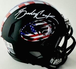 BRADY COOK SIGNED MISSOURI TIGERS ALTERNATE MINI HELMET MIZZOU AUTOGRAPH BAS 073
