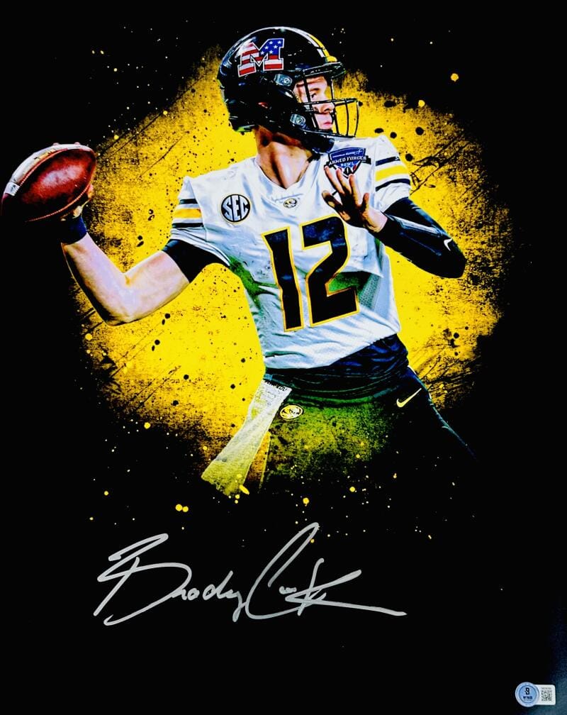 BRADY COOK SIGNED 16X20 PHOTO MISSOURI TIGERS MIZZOU AUTOGRAPH BAS 350