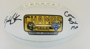 BRADY COOK SIGNED COTTON BOWL FOOTBALL MISSOURI TIGERS MIZZOU AUTOGRAPH BAS K262