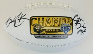 BRADY COOK SIGNED COTTON BOWL FOOTBALL MISSOURI TIGERS MIZZOU AUTOGRAPH BAS K267