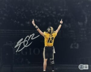 BRADY COOK SIGNED 8x10 PHOTO MISSOURI TIGERS MIZZOU AUTOGRAPH BAS 316