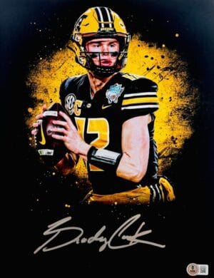 BRADY COOK SIGNED 11X14 PHOTO MISSOURI TIGERS MIZZOU AUTOGRAPH BAS 346
