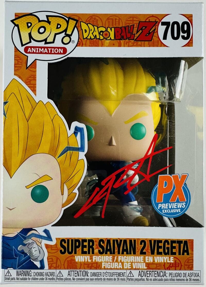 CHRIS SABAT SIGNED SUPER SAIYAN 2 VEGETA FUNKO AUTOGRAPH DRAGON BALL Z ...