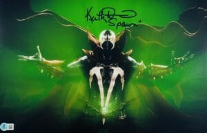 KEITH DAVID SIGNED SPAWN 11X17 PHOTO MORTAL KOMBAT 11 AUTOGRAPH BAS 966