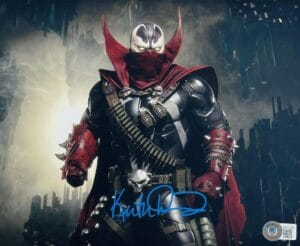 KEITH DAVID SIGNED SPAWN 8X10 PHOTO MORTAL KOMBAT 11 AUTOGRAPH BAS 959