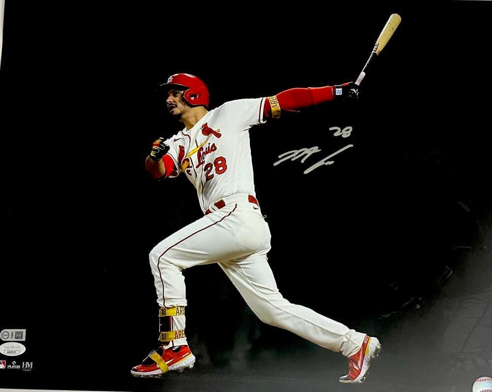 NOLAN ARENADO SIGNED 16X20 PHOTO ST. LOUIS CARDINALS AUTOGRAPH ROCKIES JSA 471