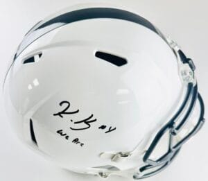 KALEN KING SIGNED PENN STATE NITTANY LIONS FULL SIZE REP HELMET AUTOGRAPH BAS 42