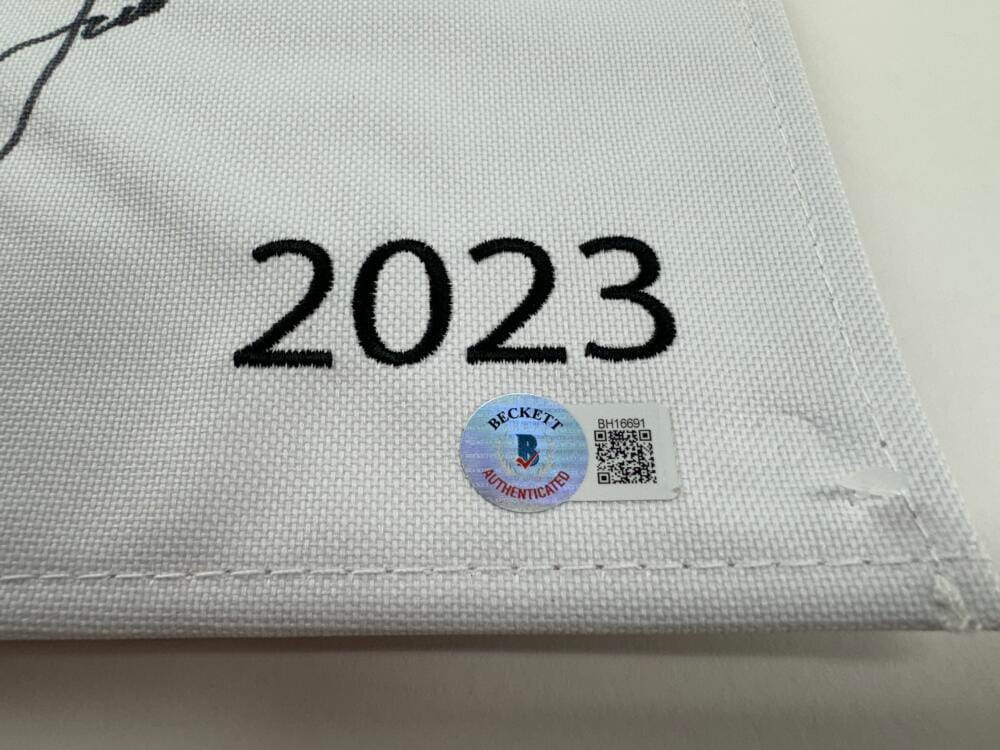 Jordan Spieth Signed 2023 Fedex St. Jude Championship Flag 2024 Pga Bas K91 - Image 2