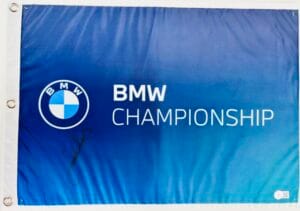 JORDAN SPIETH SIGNED BMW CHAMPIONSHIP GOLF PIN FLAG 2024 PGA US OPEN BAS K92