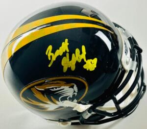 BRETT NORFLEET SIGNED MISSOURI TIGERS FOOTBALL MINI HELMET MIZZOU AUTOGRAPH J1