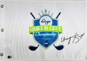 CHEYENNE KNIGHT SIGNED KROGER QUEEN CITY CHAMPIONSHIP FLAG LPGA AUTOGRAPH BAS K16