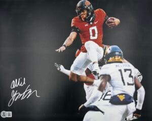 OLLIE GORDON SIGNED OKLAHOMA STATE COWBOYS 11X14 PHOTO AUTOGRAPH BAS J276