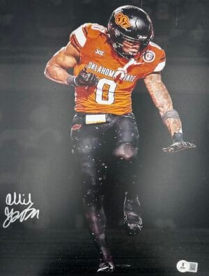 OLLIE GORDON SIGNED OKLAHOMA STATE COWBOYS 11X14 PHOTO AUTOGRAPH BAS J250