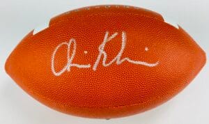 CHRIS KLIEMAN SIGNED OFFICIAL SIZE NIKE FOOTBALL KANSAS STATE WILDCATS BAS K2