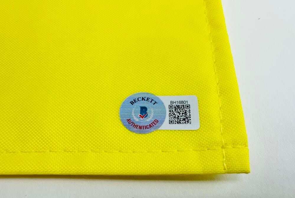 Rose Zhang Signed 2023 Augusta Masters Flag National Amateur Autograph Bas K01 - Image 2