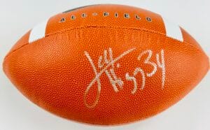 JAY HIGGINS SIGNED OFFICIAL SIZE NIKE FOOTBALL IOWA HAWKEYES AUTOGRAPH COA K2