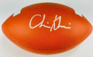 CHRIS KLIEMAN SIGNED OFFICIAL SIZE NIKE FOOTBALL KANSAS STATE WILDCATS BAS K3