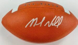 MIKE NORVEL SIGNED OFFICIAL SIZE NIKE FOOTBALL FLORIDA STATE SEMINOLES BAS K95