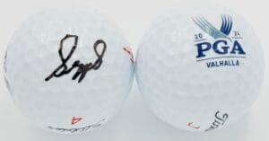 SEPP STRAKA SIGNED 2024 PGA CHAMPIONSHIP GOLF BALL VALHALLA AUTOGRAPH COA K2