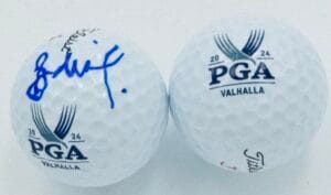 SAHITH THEEGALA SIGNED 2024 PGA CHAMPIONSHIP GOLF BALL VALHALLA AUTOGRAPH COA J1