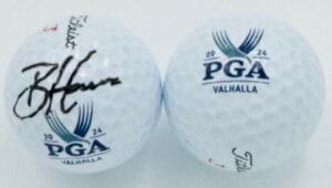BRIAN HARMAN SIGNED 2024 PGA CHAMPIONSHIP GOLF BALL VALHALLA AUTOGRAPH COA J1