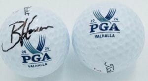 BRIAN HARMAN SIGNED 2024 PGA CHAMPIONSHIP GOLF BALL VALHALLA AUTOGRAPH COA J2