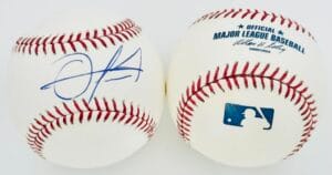 OSCAR TAVERAS SIGNED RAWLINGS OMLB BASEBALL ST LOUIS CARDINALS AUTOGRAPH COA K4